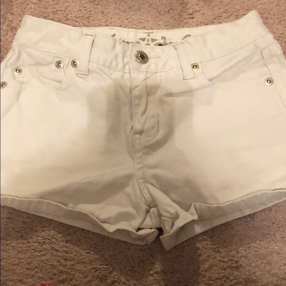 Girls size 8 khaki shorts